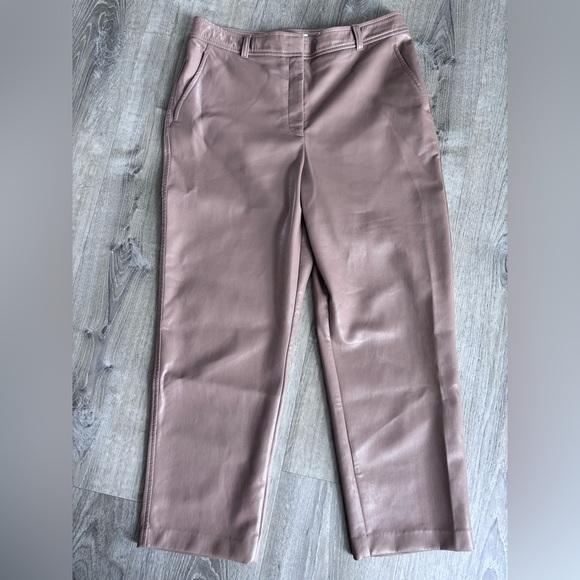 Babaton mid rise vegan leather Command pants - Picture 3 of 6